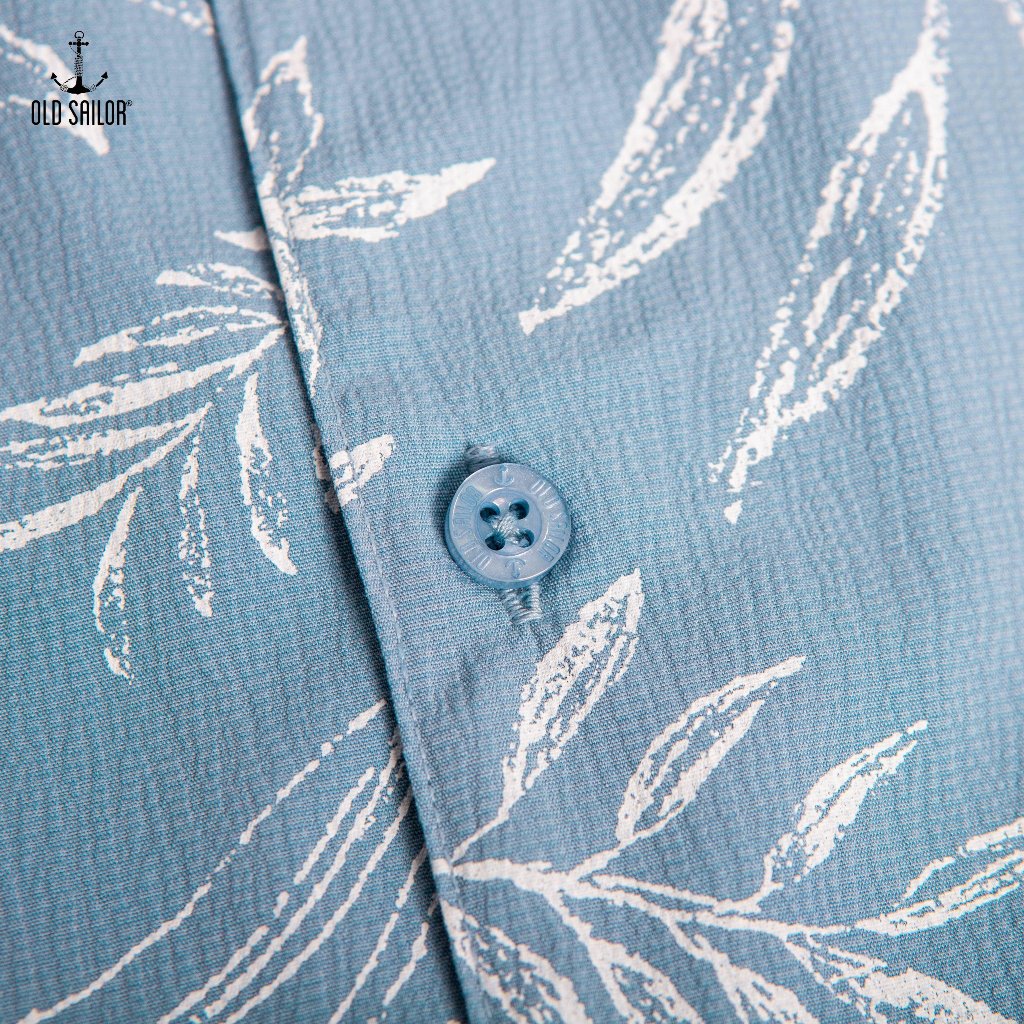 Áo sơ mi coban vải sợi tre Old Sailor - Blue - SMXA88561 - xanh - Big Size Upto 5XL