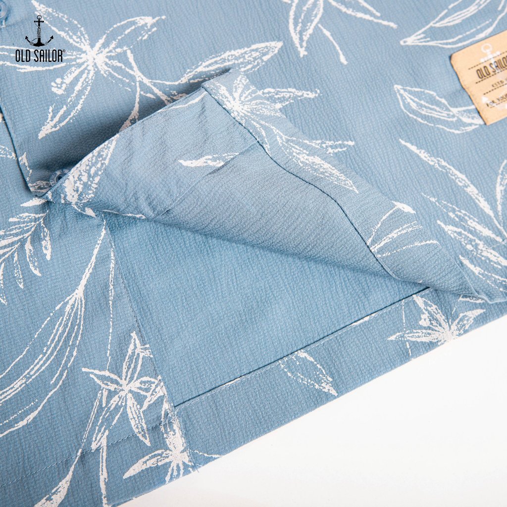 Áo sơ mi coban vải sợi tre Old Sailor - Blue - SMXA88561 - xanh - Big Size Upto 5XL