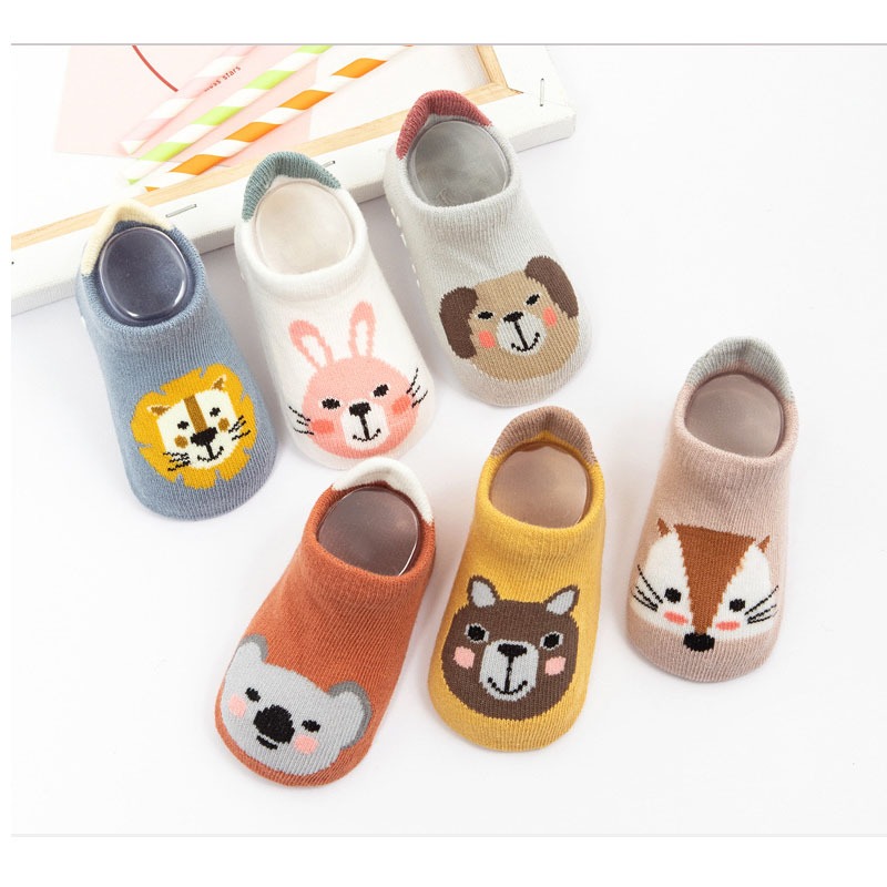 Tất chân cổ ngắn Kid's Socks, vớ chân hình thú cho bé sơ sinh tới 12 tháng