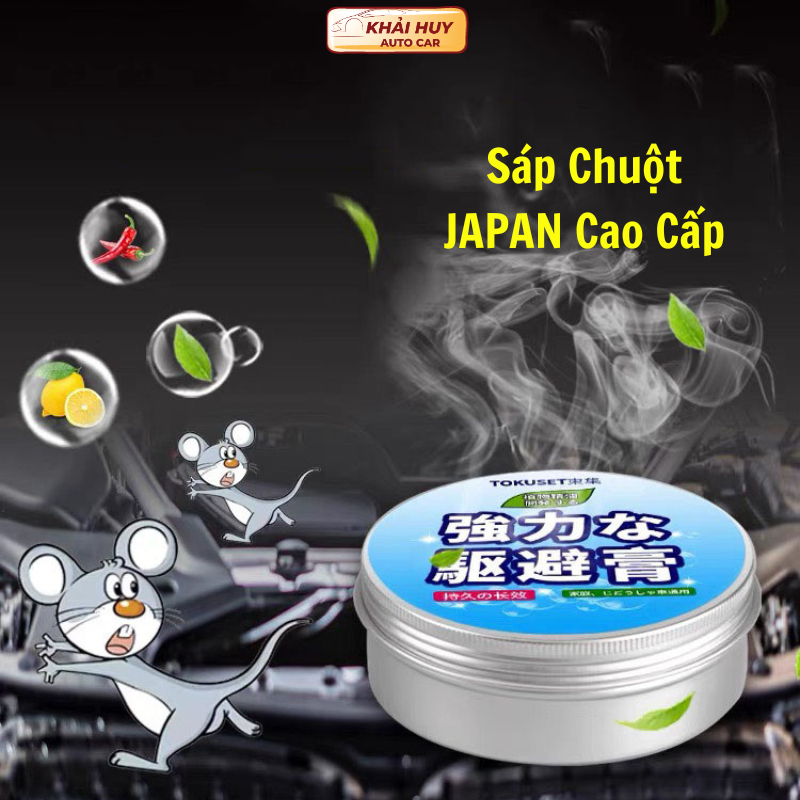 Sáp Chuột JAPAN Cao Cấp 200g - Sáp Gắn Khoang Máy Ô Tô Đuổi Chuột Chuyên Chống Cắn Chá Cây Ciện Hiệu Quả khaihuyauto