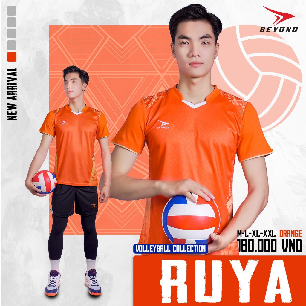 Bộ Quần Áo Bóng Chuyên Nam Beyono Ruya