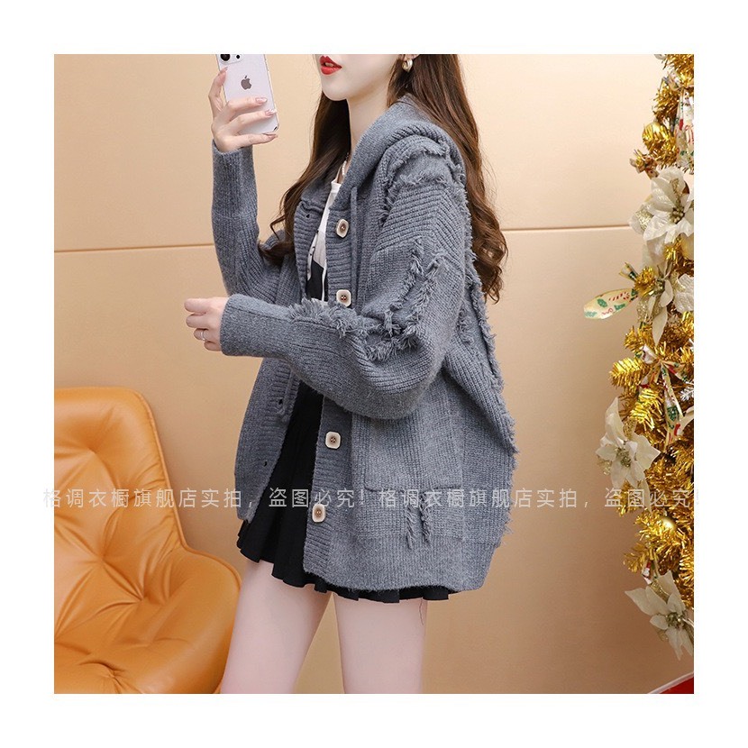 Áo Khoác len Cardigan phong cách thời trang cao cấp cho nữ Phong cách hàn quốc