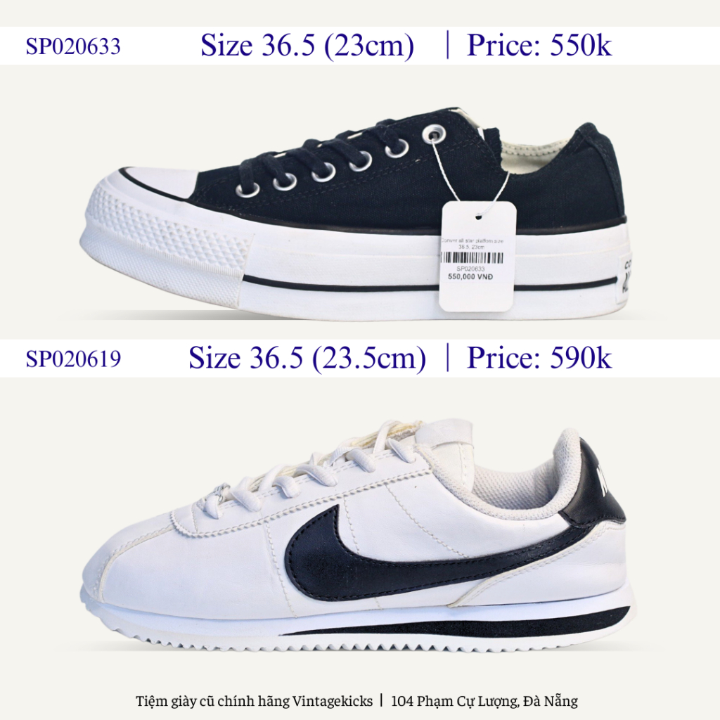 Giày 2hand thể thao Vintagekicks