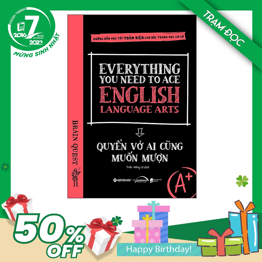 Sách - Everything You Need To Ace English Language Arts - Quyển Vở Ai Cũng Muốn Mượn