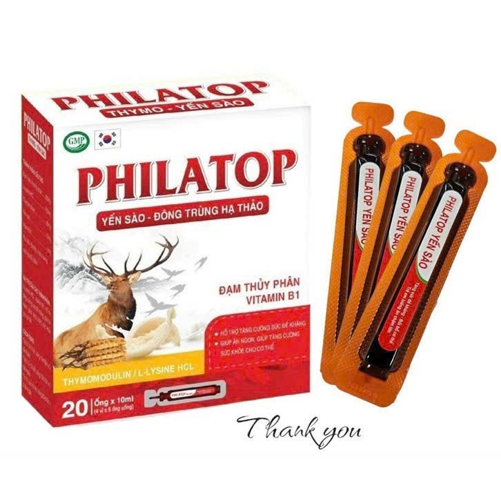 PHILATOP YẾN SÀO- ĐÔNG TRÙNG HẠ THẢO