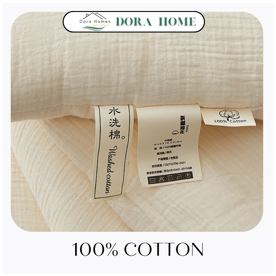 Ruột Chăn Sợi Đậu Nành DORA HOME Chăn Sợi Sinh Thái Nguyên Thủy Không Tẩy Trắng Và Nhuộm Màu #CAA