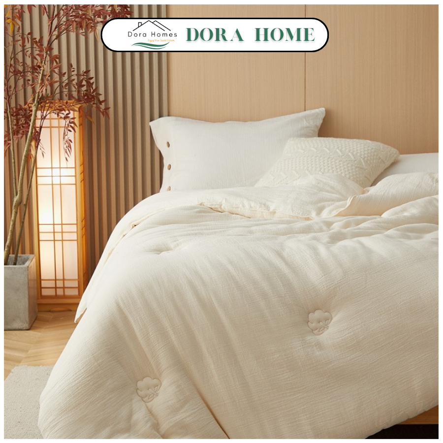 Ruột Chăn Sợi Đậu Nành DORA HOME Chăn Sợi Sinh Thái Nguyên Thủy Không Tẩy Trắng Và Nhuộm Màu #CAA