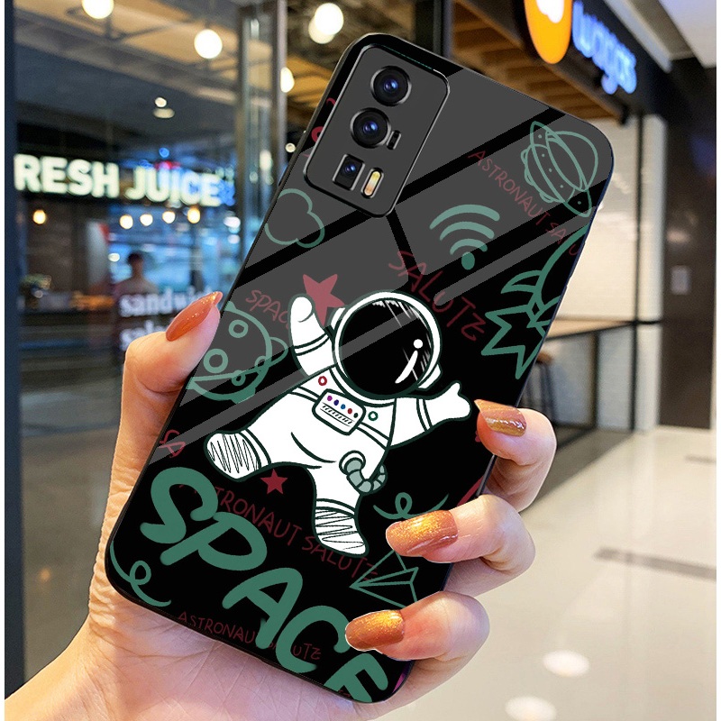 Ốp Lưng XIAOMI REDMI K60 5G,K60 PRO 5G,K60E 5G Ốp kính bóng cao cấp Phi Hành Gia