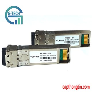 Module quang sfp+lr 10g , singlemode 2 sợi 20km 1310nm