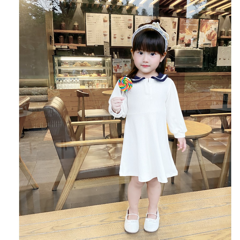 Váy thun thủy thủ vải cotton