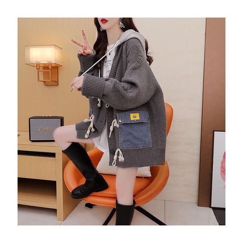 Áo Khoác len Cardigan phong cách thời trang cao cấp cho nữ Phong cách hàn quốc