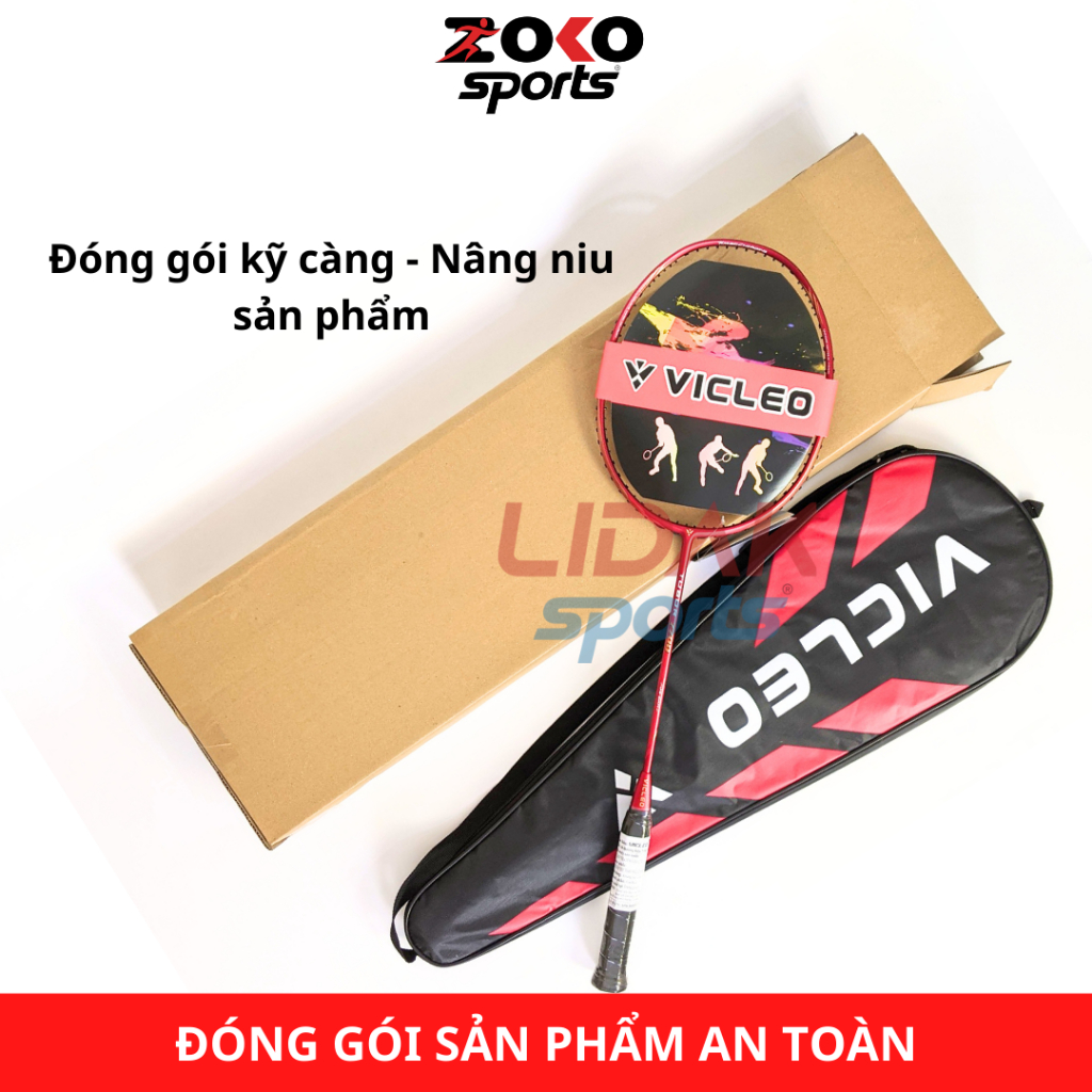 Vợt cầu lông VICLEO TUBOR 7700 mức căng 10kg, 11kg chính hãng giá rẻ khung carbon