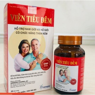 Viên Tiểu Đêm giúp bổ thận, tăng cường chức năng bàng quang, hỗ trợ tiểu đêm, tiểu rát, tiểu không tự chủ lọ
