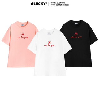 Áo thun phông rộng nam nữ local brand 4lucky 6063 unisex chính hãng oversize tay lỡ streetwear