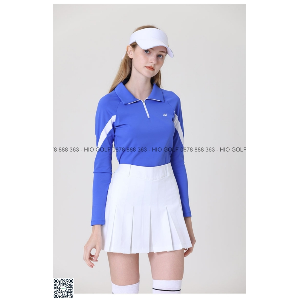Áo Golf nữ cộc tay Azureway 2023 mới nhất – CH523 - Áo golf nữ chất liệu co giãn, thoáng mát
