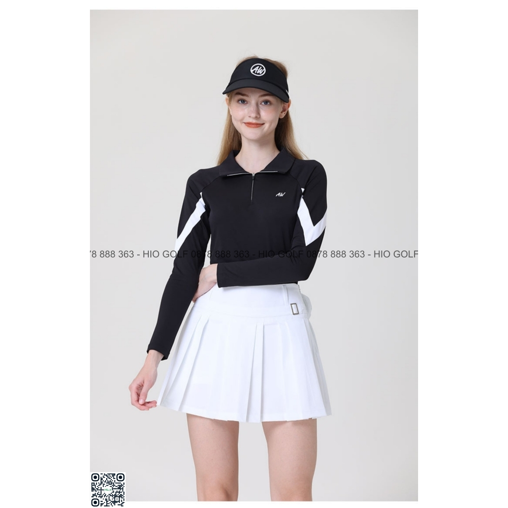 Áo Golf nữ cộc tay Azureway 2023 mới nhất – CH523 - Áo golf nữ chất liệu co giãn, thoáng mát