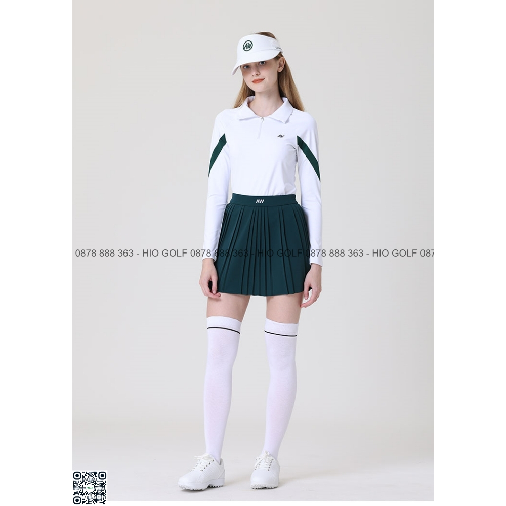Áo Golf nữ cộc tay Azureway 2023 mới nhất – CH523 - Áo golf nữ chất liệu co giãn, thoáng mát