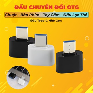  Đầu Chuyển Đổi USB Ra Type-C OTG Để Kết nối Chuột Bàn Phím Và Tay Cầm 