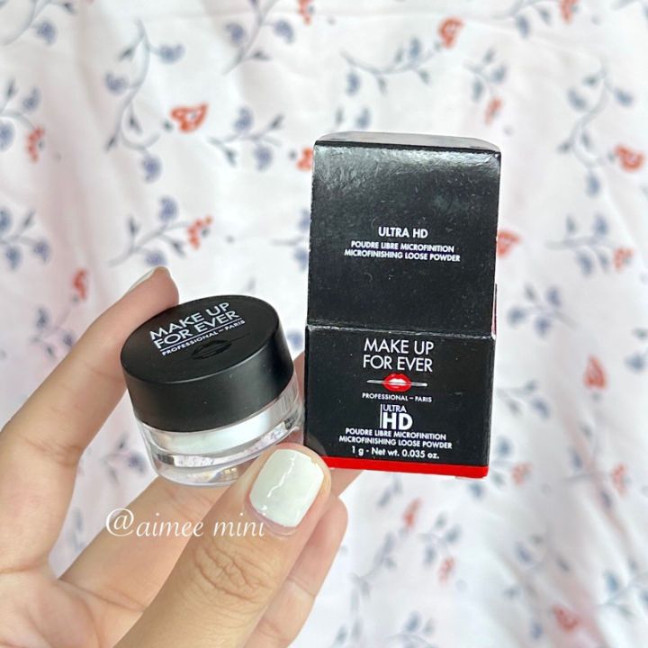 MAKE UP FOR EVER - Phấn phủ Ultra HD Poudre Libre Microfinishing Loose Powder 1g