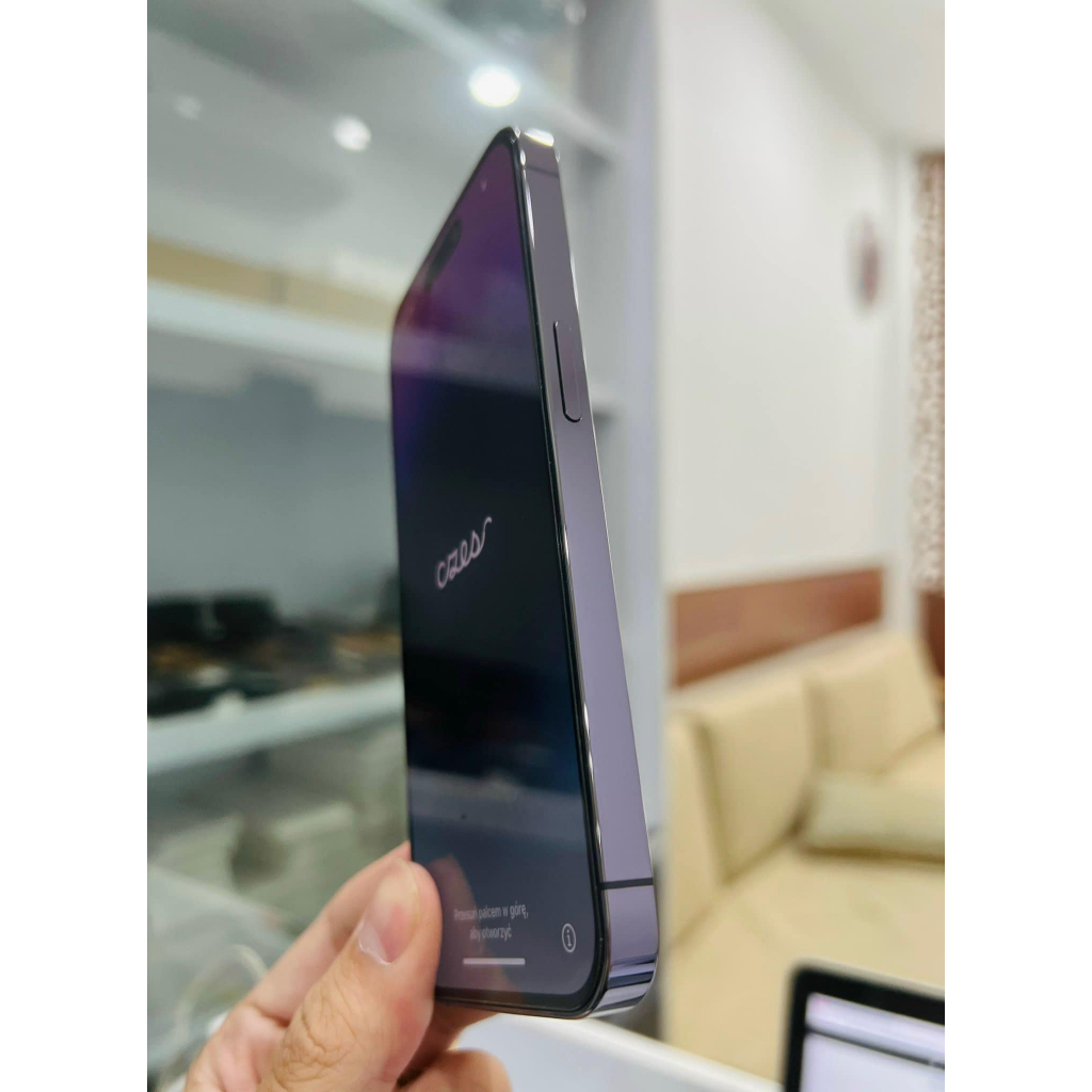 Đ/thoại Iphone 14 pr0-max + 6/256gb + pin 100%+ likenew+ ngoại hình đẹp - bảo hành 12 tháng