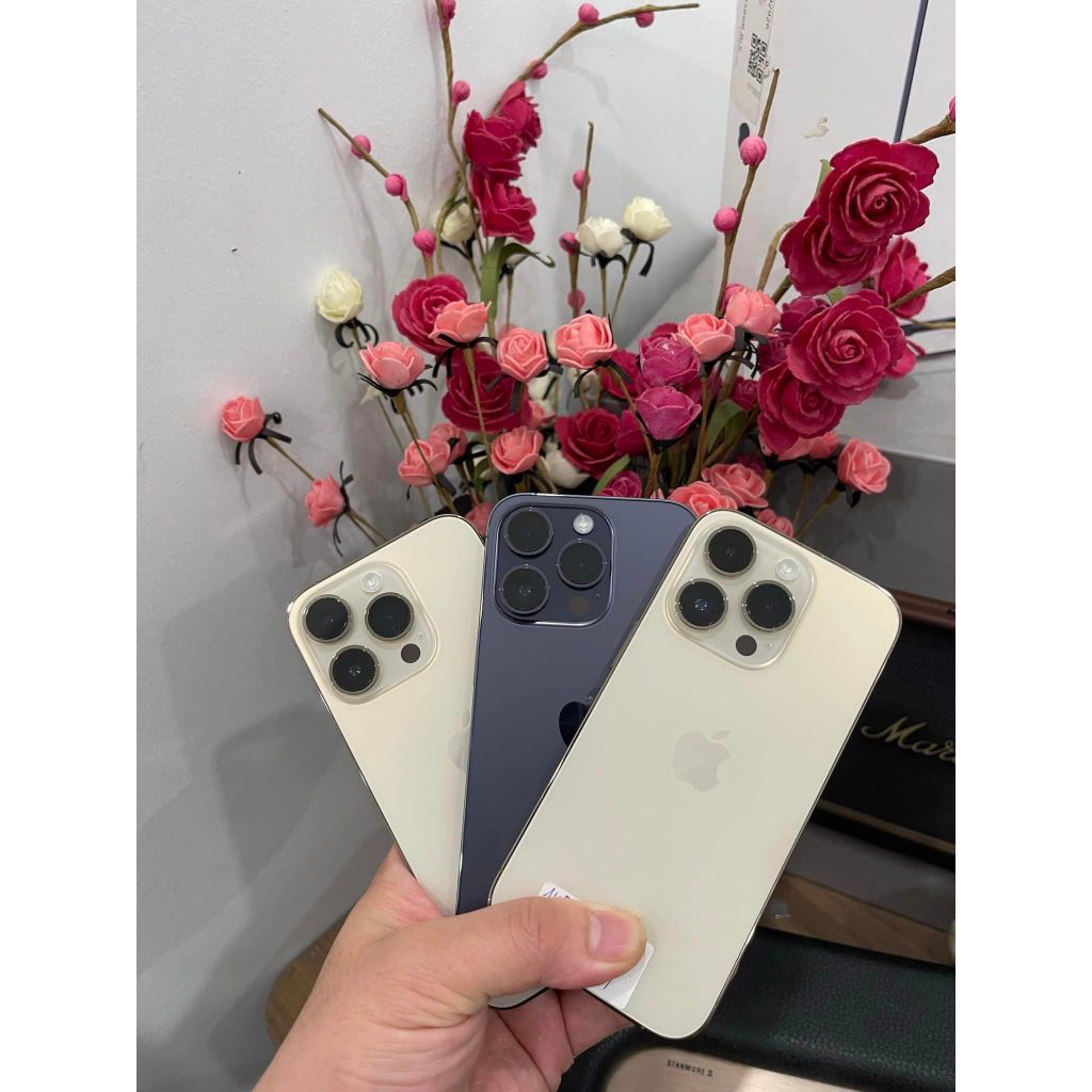 ĐT @ ip 14 pro/max - mới tím - 256gb - full - bảo hành 12 tháng - đổi trả trong 7 ngày
