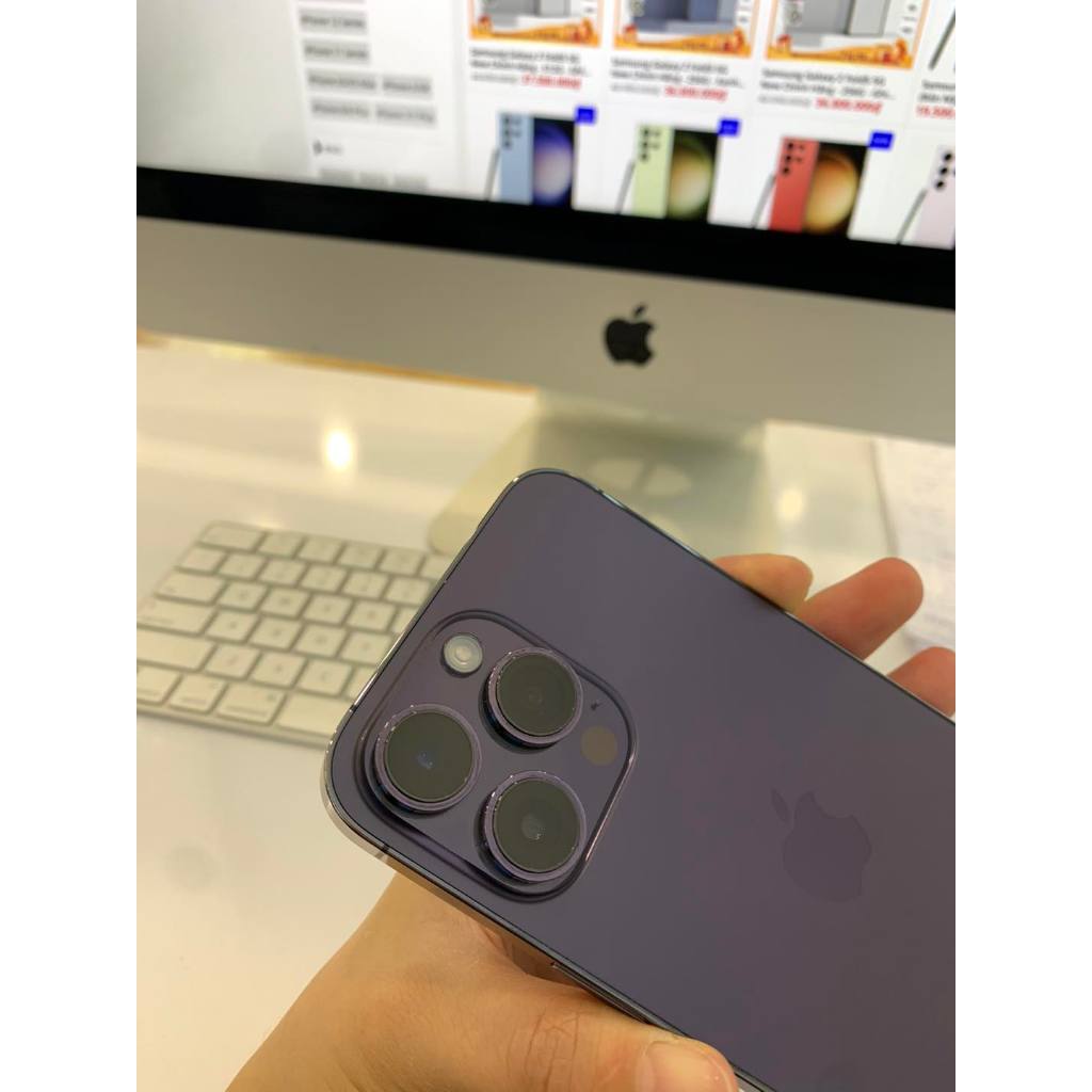 ''điện thoại'' - ap iphone 14 pr''m'' - 256gb - new 99 - quốc tế LL/A - bảo hành 12 tháng