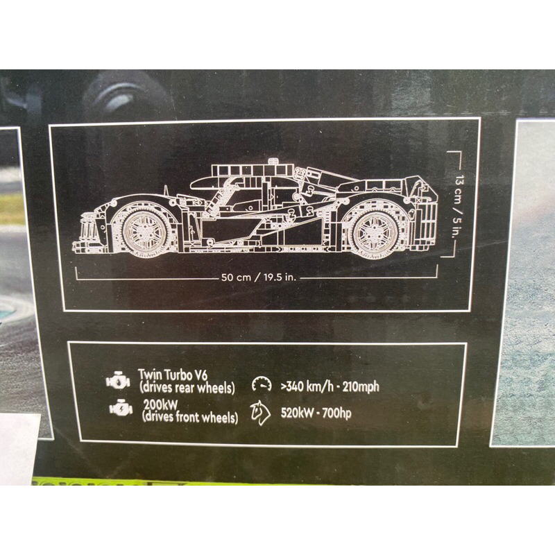 Đồ chơi lắp ráp 87070 42156 Mô hình xe PEUGEOT 9X8 24H Le Mans Hybrid Hypercar – Xếp hình thông minh