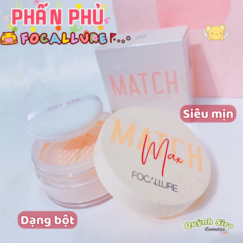 PHẤN PHỦ BỘT FOCALLURE MATCH