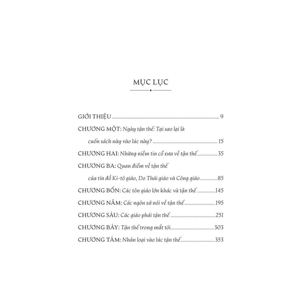 Sách - Ngày tận thế: Lời tiên tri về tương lai và thế giới