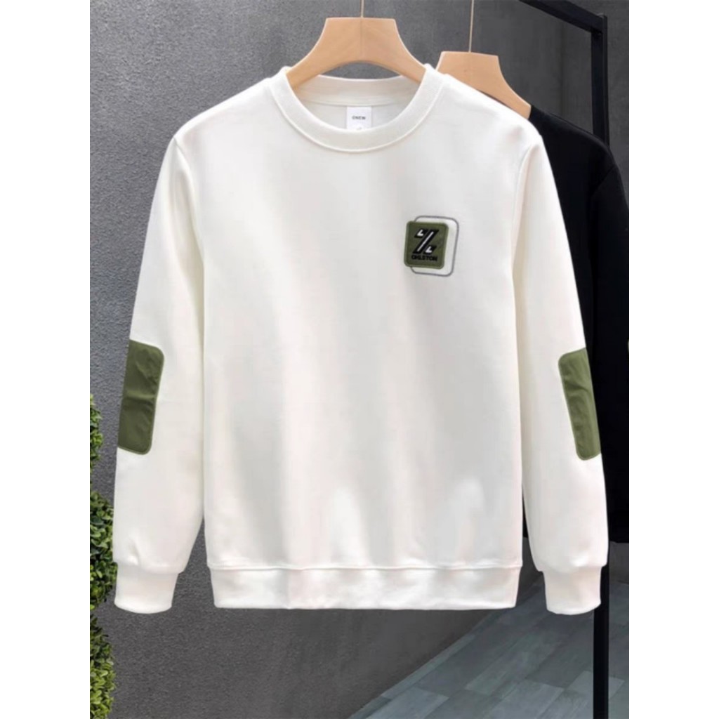 Áo sweater nam nữ dài tay quảng châu , áo len form rộng cổ tròn thời trang
