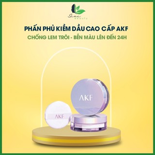 Phấn phủ kiềm dầu AKF - Phấn phủ cố định lớp makeup, kháng nước chống lem trôi, bền màu lên đến 24h, nâng tông tự nhiên