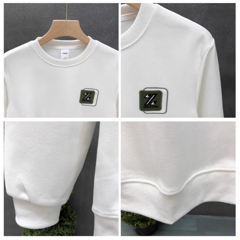 Áo sweater nam nữ dài tay quảng châu , áo len form rộng cổ tròn thời trang