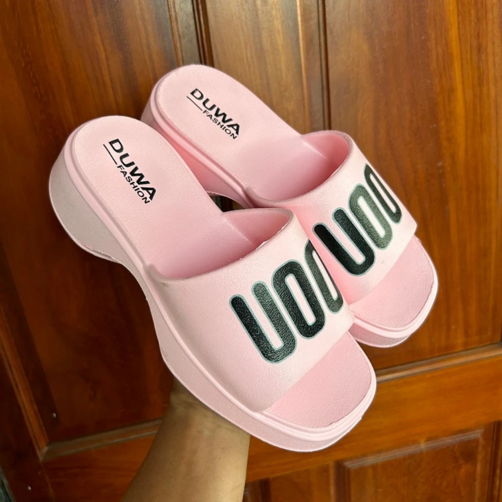 Dép đế cao 5cm UOO đế lượn sóng nhiều màu