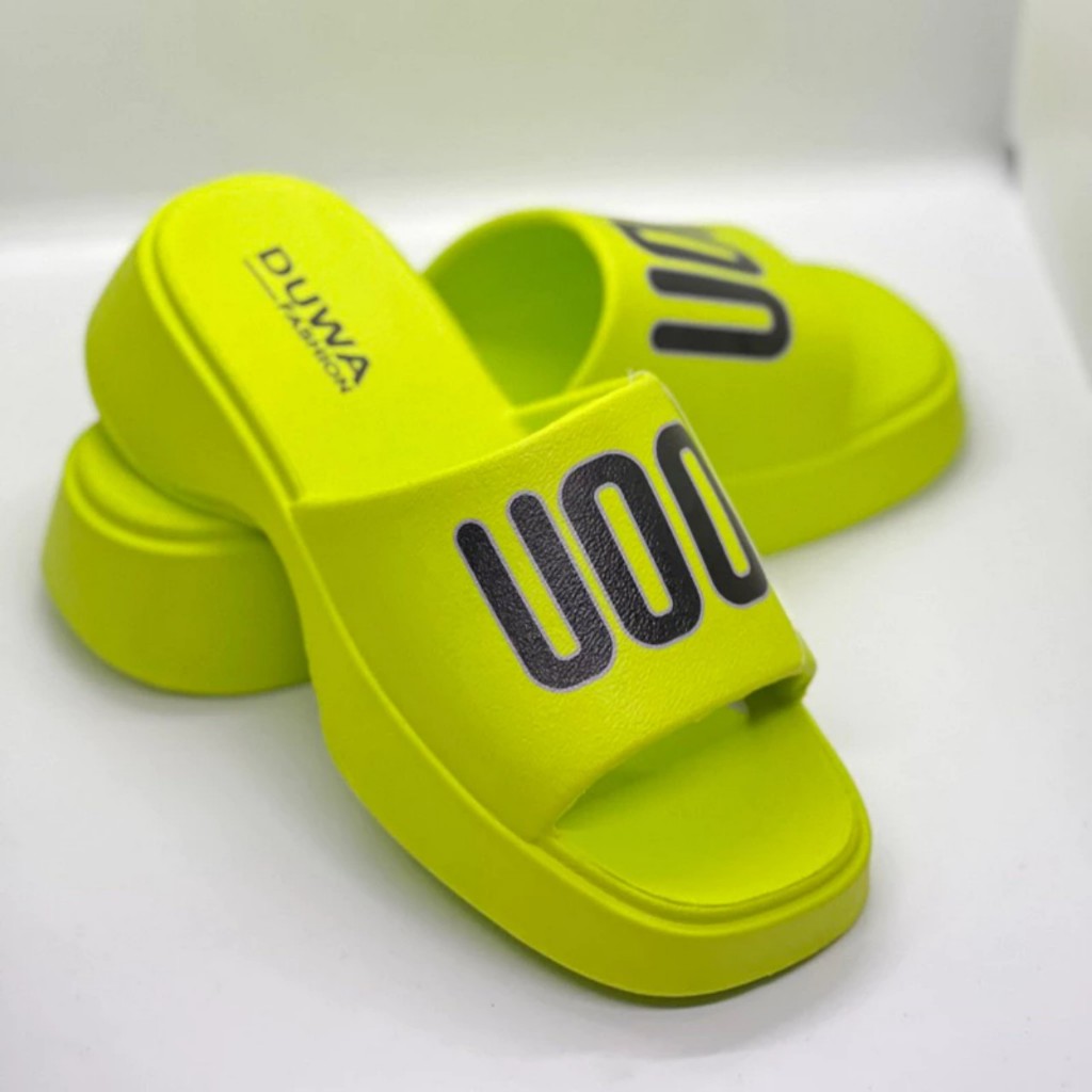 Dép đế cao 5cm UOO đế lượn sóng nhiều màu