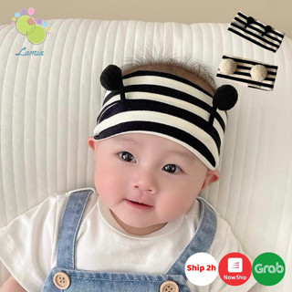 Băng đô turban con ong kẻ sọc đen trắng cho bé trai bé gái sơ sinh TB5