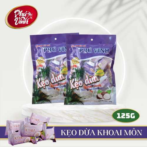 Kẹo dừa Phú Vinh (khoai môn)