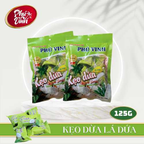 Kẹo dừa Phú Vinh (lá dứa)