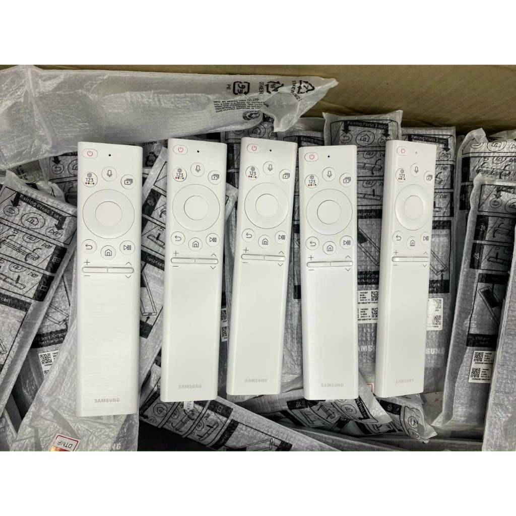 Remote Giọng Nói SAMSUNG - CHÍNH HÃNG Năng Lượng Mặt Trời QLED 2022 - Màu Trắng