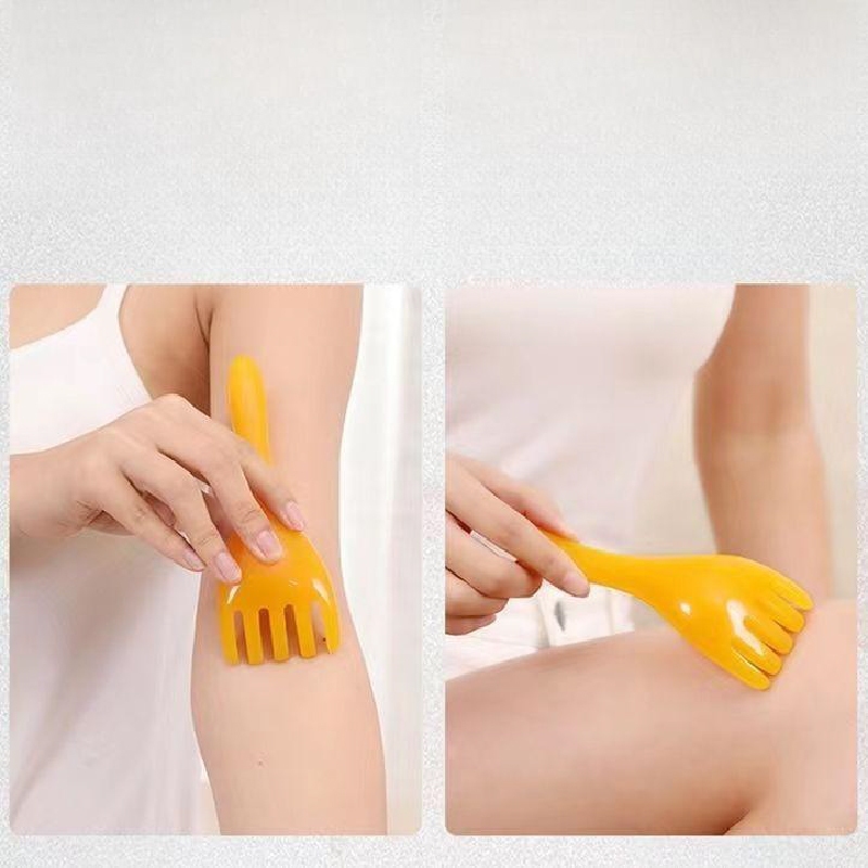 Cây Massage Đầu 5 Móng, Lược Massage Kinh Lạc, Ấn Huyệt Toàn Thân, Massage Đầu, Vuốt, Da Đầu, Thư Giãn, Giải Tỏa