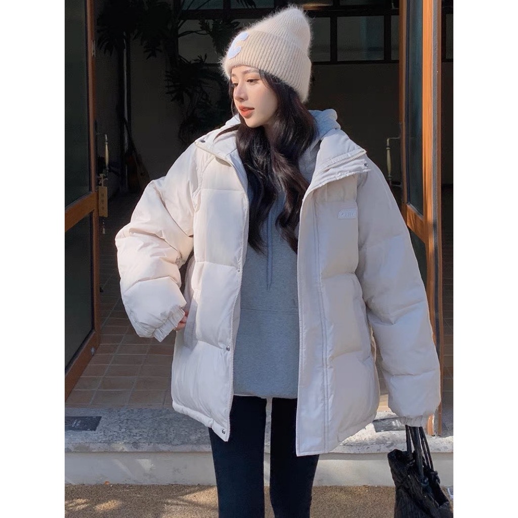 Áo khoác phao nam-nữ mặc đôi mẫu mới phom rộng chùm Mông❤️SẴN HÀNG ❤️