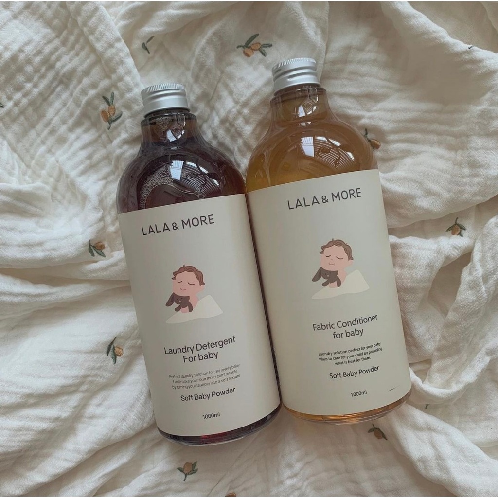 Nước giặt, nước xả cho bé Lala & More Hàn Quốc 1000ml