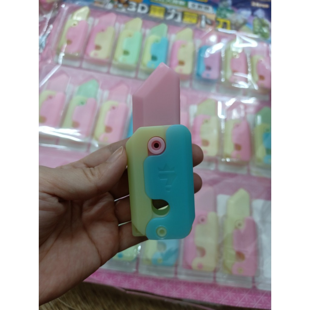 Dao vô tri đồ chơi, dao cà rốt siêu đẹp giảm stress