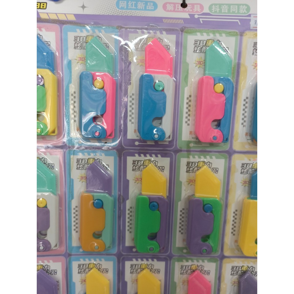 Dao vô tri đồ chơi, dao cà rốt siêu đẹp giảm stress