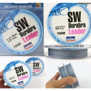  Dây câu sợi dù SW Durabra Leader đủ size từ 1-10 3 màu xám,vàng,7 màu 