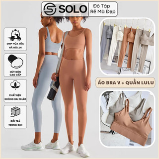Tách lẻ Bộ tập gym nữ tập thể thao nữ ❤️SIÊU XỊN❤️ thun poly mịn co giãn cạp cao gen bụng áo bra có mút 031 931 𝐆𝐘𝐌𝐒𝐓𝐎𝐑𝐄