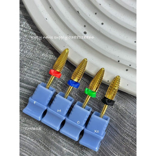 Đầu mài Mỹ form bầu chuẩn USA chuyên dùng mài mịn, mài phá cho đắp bột, đắp gel, phá sơn gel - Kitty Nails Supply