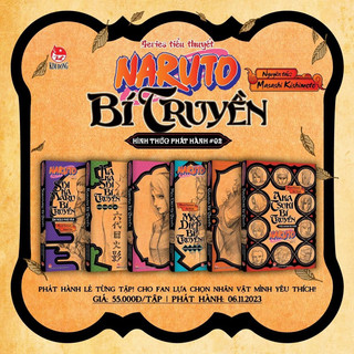 Sách - tiểu thuyết - naruto bí truyền - tập 1, 2, 3, 4, 5, 6