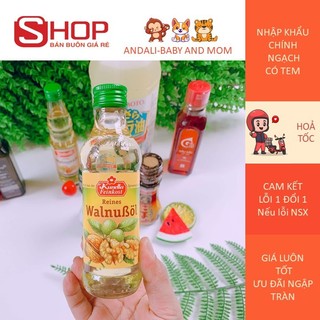Dầu ăn dặm óc chó Đức nguyên chất cho bé Kunella 100ml cho
