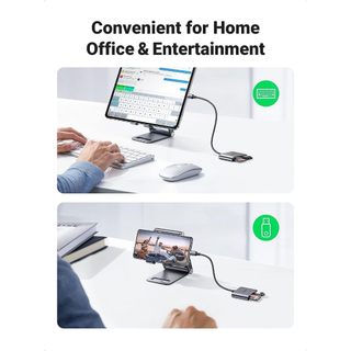 Đầu đọc thẻ SD/TF chuẩn Type C + OTG + USB 2.0 Ugreen 80798