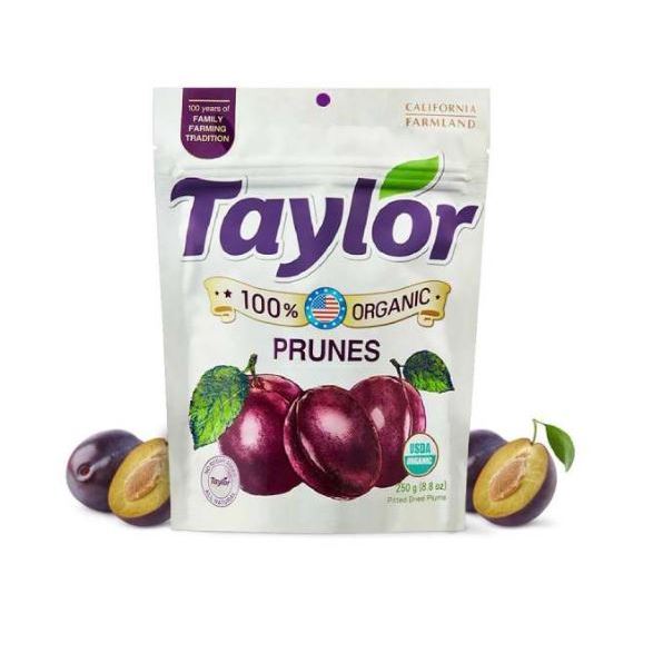 [ Date 07/27 ]  Mận khô hữu cơ Taylor Mỹ 250g - organic prunes USA